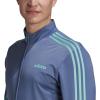 imageadidas Mens Essentials 3Stripes Tricot Track JacketCrew Blue