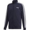 imageadidas Mens Essentials 3Stripes Tricot Track JacketInkInkWhite