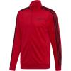 imageadidas Mens Essentials 3Stripes Tricot Track JacketScarlet
