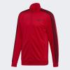 imageadidas Mens Essentials 3Stripes Tricot Track JacketScarlet