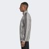 imageadidas Mens Essentials 3Stripes Tricot Track JacketSolid GreyCore Black