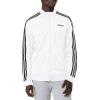 imageadidas Mens Essentials 3Stripes Tricot Track JacketWhite