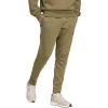 imageadidas Mens Essentials Feel Cozy Fleece PantsOlive StrataBlack