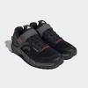 imageadidas Mens Five Ten Trailcross Clipin Mountain Bike ShoesCore BlackGrey ThreeRed