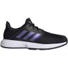 imageadidas Mens Gamecourt M SneakerBlackBlackWhite