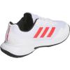 imageadidas Mens Gamecourt M SneakerFtwr WhiteLucid RedCore Black