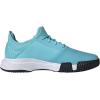imageadidas Mens Gamecourt M SneakerHazy SkyBlackWhite