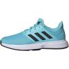 imageadidas Mens Gamecourt M SneakerHazy SkyBlackWhite