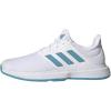 imageadidas Mens Gamecourt M SneakerWhiteHazy BlueHalo Blue