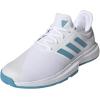 imageadidas Mens Gamecourt M SneakerWhiteHazy BlueHalo Blue
