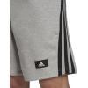 imageadidas Mens Sportswear Future Icons Three Stripes ShortMedium Grey Heather