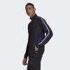 imageadidas Mens Standard Tiro Track JacketBlackPurpleMatte Silver