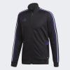 imageadidas Mens Standard Tiro Track JacketBlackPurpleMatte Silver