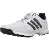 imageadidas Mens Tech Response 20 Golf ShoeWhiteDark Silver Metallic