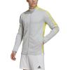 imageadidas Mens Tiro 21 Track JacketTeam Light GreyBright Yellow