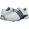 imageadidas Mens Tour360 24 Boost Golf ShoesFootwear WhiteCollegiate NavySilver Metallic