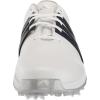 imageadidas Mens Tour360 24 Boost Golf ShoesFootwear WhiteCollegiate NavySilver Metallic