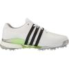 imageadidas Mens Tour360 24 Boost Golf ShoesFootwear WhiteCore BlackGreen Spark