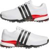 imageadidas Mens Tour360 24 Boost Golf ShoesFootwear WhiteCore BlackLucid Red