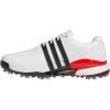 imageadidas Mens Tour360 24 Boost Golf ShoesFootwear WhiteCore BlackLucid Red