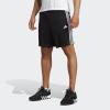 imageadidas Mens Train Essentials Piqu 3Stripes ShortsBlack  White