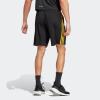 imageadidas Mens Train Essentials Piqu 3Stripes ShortsBlackBold Gold