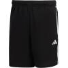 imageadidas Mens Train Essentials Piqu 3Stripes ShortsBlackWhiteBlack