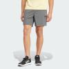 imageadidas Mens Train Essentials Piqu 3Stripes ShortsGrey Five  Black
