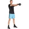 imageadidas Mens Train Essentials Piqu 3Stripes ShortsSemi Blue BurstBlack