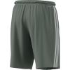 imageadidas Mens Train Essentials Piqu 3Stripes ShortsSilver GreenWhite