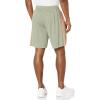 imageadidas Mens Train Essentials Piqu 3Stripes ShortsSilver PebbleCoral Fusion