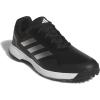 imageadidas Mens Traxion Response Spikeless Golf ShoeCore BlackSilver MetFtwr White