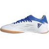 imageadidas Mens X Speedflow3 Indoor Soccer ShoesWhiteLegacy IndigoBlue