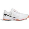 imageadidas Mens ZG23 BOA Golf ShoeFootwear WhiteCore BlackSemi Solar Red