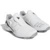imageadidas Mens ZG23 BOA Golf ShoeFootwear WhiteCore BlackSilver Metallic