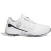 imageadidas Mens ZG23 BOA Golf ShoeFootwear WhiteCore BlackSilver Metallic