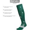 imageadidas Metro Soccer Socks 1 pair DISCONTINUEDDark GreenClear GreyWhite5