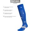 imageadidas Metro Soccer Socks 1 pair DISCONTINUEDRoyal BlueClear GreyWhite5