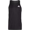 imageadidas Originals Mens Own The Run Singlet BlackReflective Silver Medium