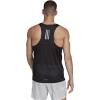 imageadidas Originals Mens Own The Run Singlet BlackReflective Silver Medium