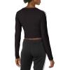 imageadidas Originals Womens Adicolor Classics Cropped Long SleeveBlack