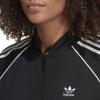 imageadidas Originals Womens Primeblue Superstar Track TopBlackWhiteBlack