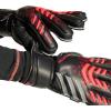 imageadidas Predator Match Fingersave Goalie Soccer GlovesBlackBlackLucid Red