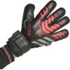 imageadidas Predator Match Fingersave Goalie Soccer GlovesBlackBlackLucid Red