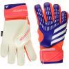imageadidas Predator Match Fingersave Goalie Soccer GlovesLucid BlueSolar RedWhite