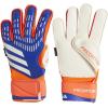 imageadidas Predator Match Fingersave Goalie Soccer GlovesLucid BlueSolar RedWhite