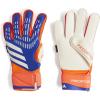 imageadidas Predator Match Fingersave Goalie Soccer GlovesLucid BlueSolar RedWhite