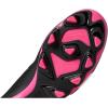 imageadidas Unisex Accuracy2 Firm Ground Soccer ShoeBlackWhiteTeam Shock Pink Laceless