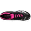 imageadidas Unisex Accuracy2 Firm Ground Soccer ShoeBlackWhiteTeam Shock Pink Laceless