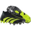 imageadidas Unisex Accuracy2 Firm Ground Soccer ShoeCore BlackTeam Solar YellowGrey Five